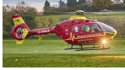 Helping Midlands Air Ambulance Charity Remain Operational After 